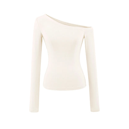 Half shoulder long shirt