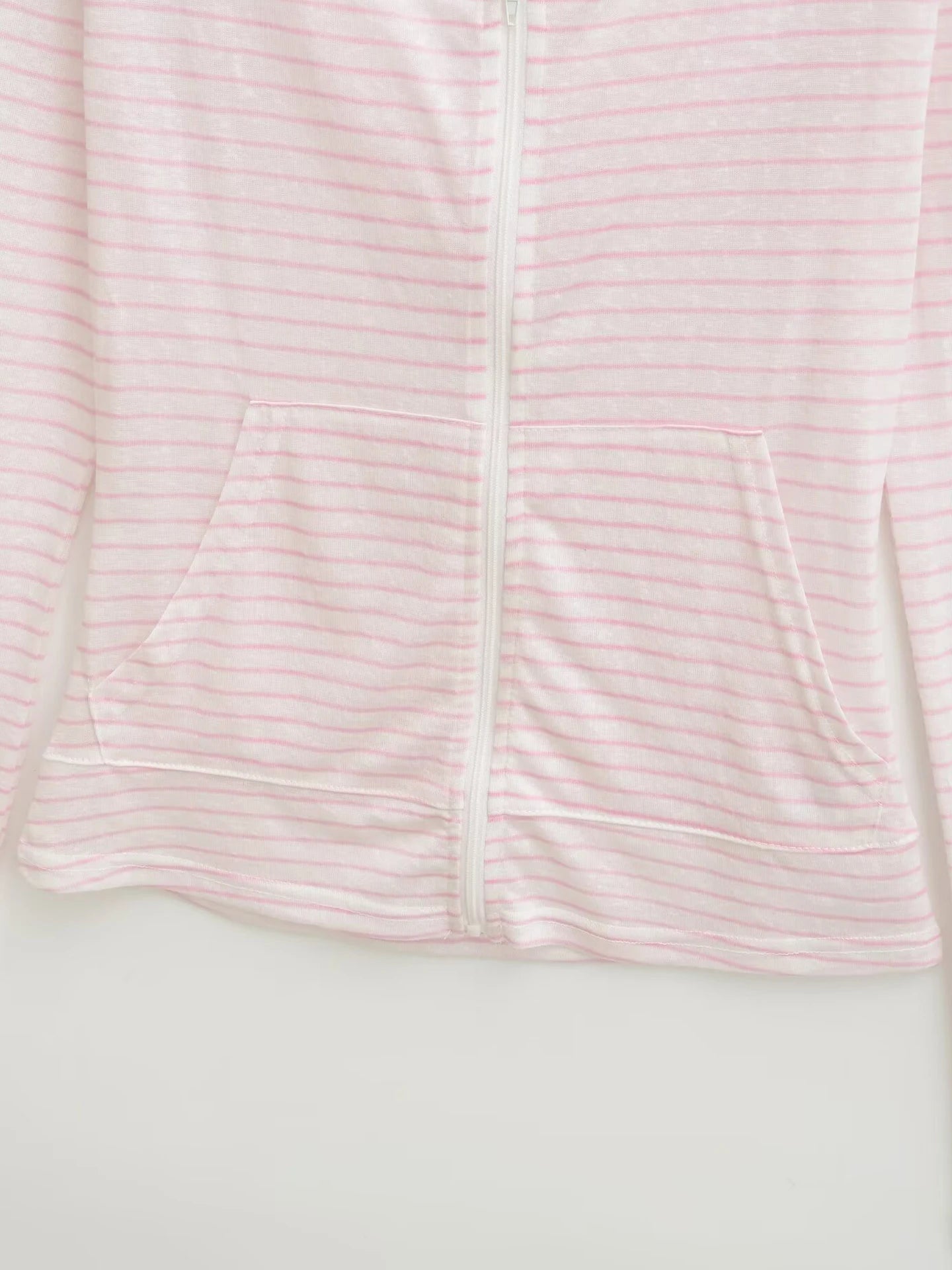 Delicate soft striped sweatshirt