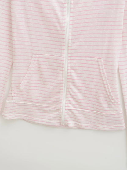 Delicate soft striped sweatshirt