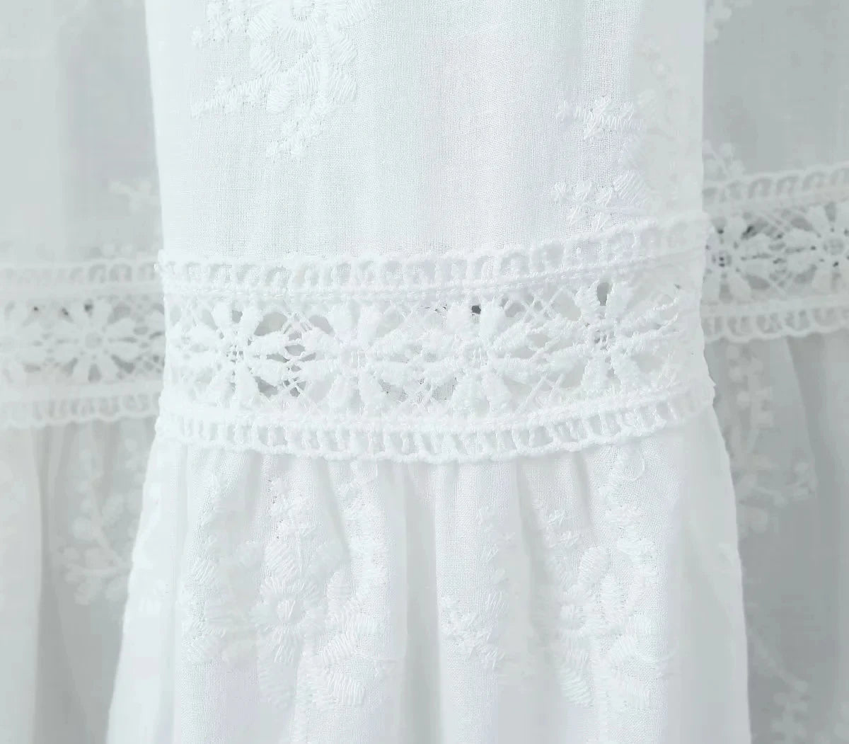 Aesthetic long lace skirt