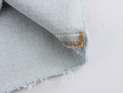 High waisted straight jeans
