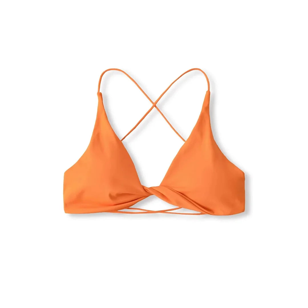 Twisted bikini top