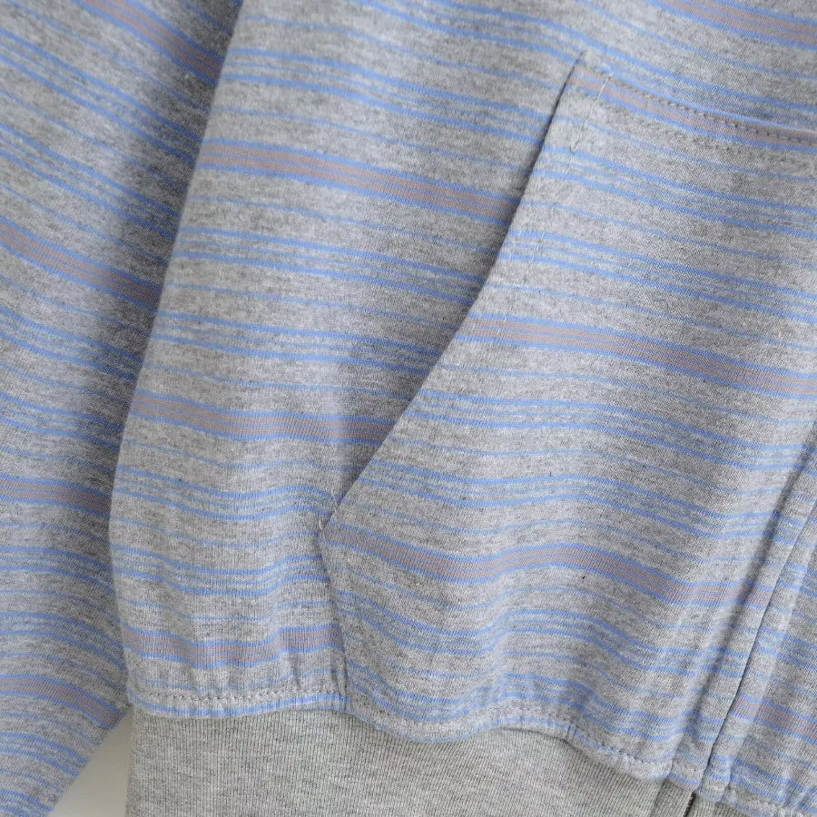 Basic Striped Sweatshirt