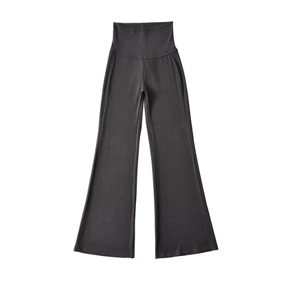 High rise flared pants