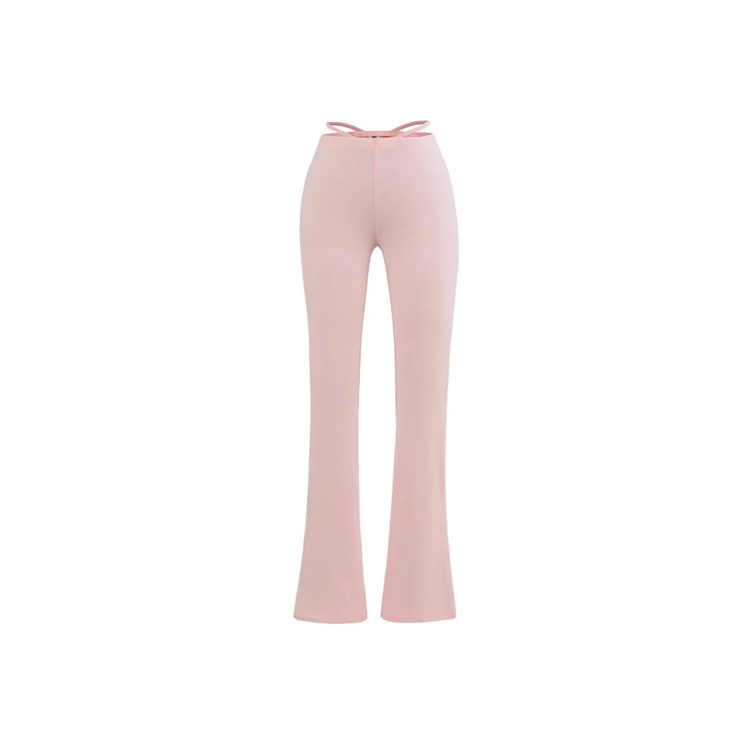 Expanding tights with elastic waist