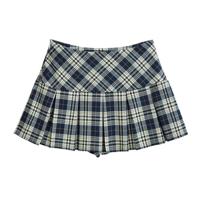 American plaid skirt