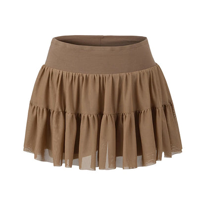 Skirt with mesh layers