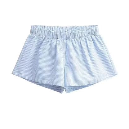 Two button checkered shorts