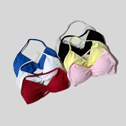 Sports bra open back