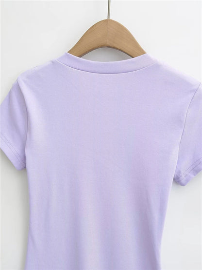 Basic round neckline dress