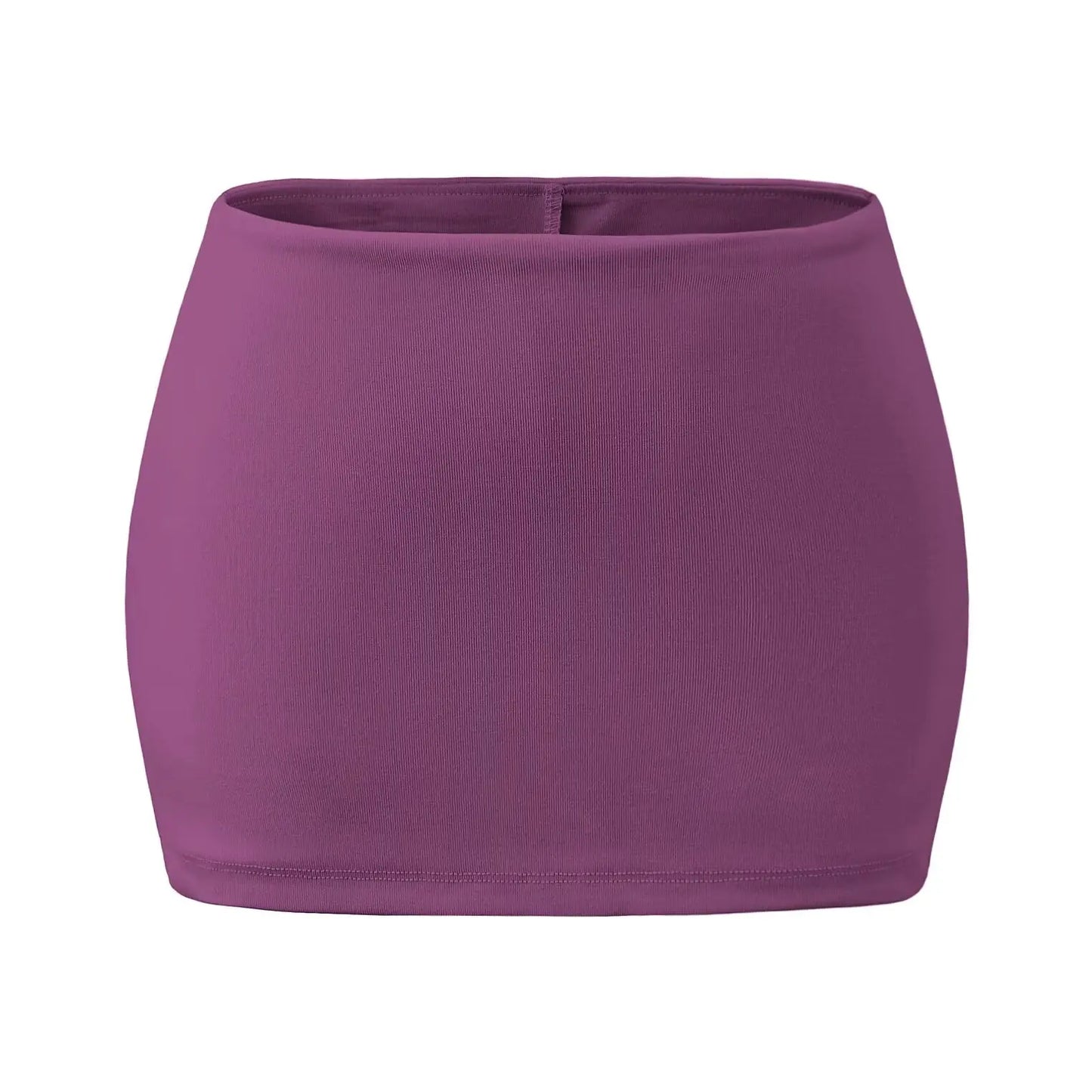 Mini skirt with built-in tights