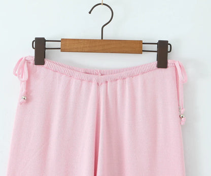 מכנסיים אסתטיים עם חרוזים