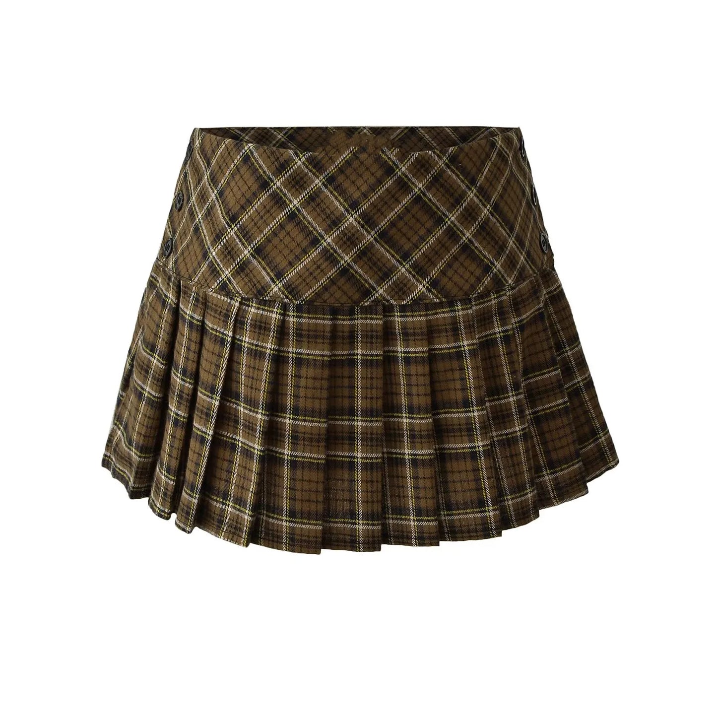 Plaid Mini Skirt