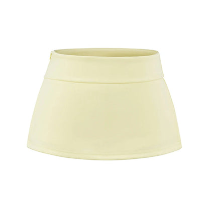 Mini skirt with trousers