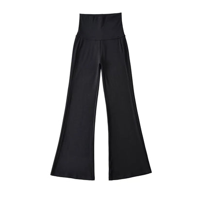 High rise flared pants