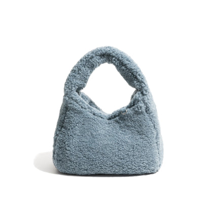 Furry handbag
