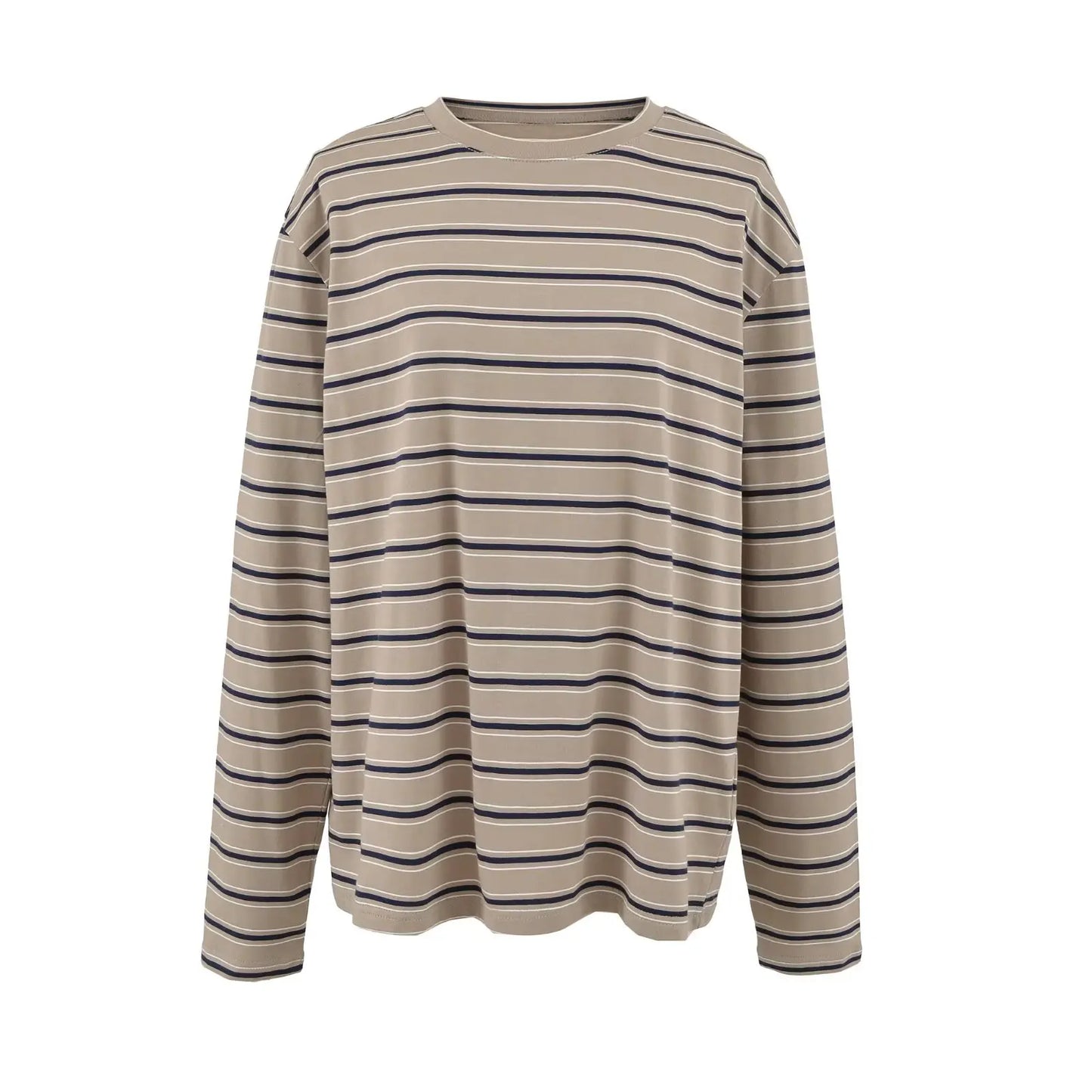 חולצת פסים ארוכה אוברסייז