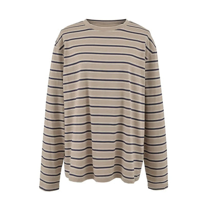 חולצת פסים ארוכה אוברסייז