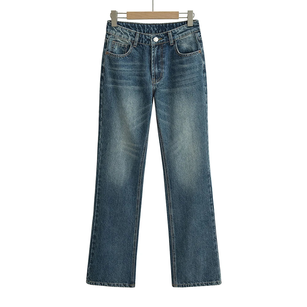 Basic straight jeans