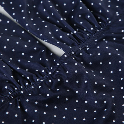 Dotted skirt and tank top set