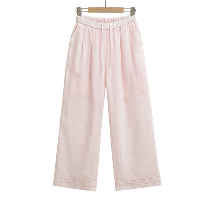 Light wide trousers