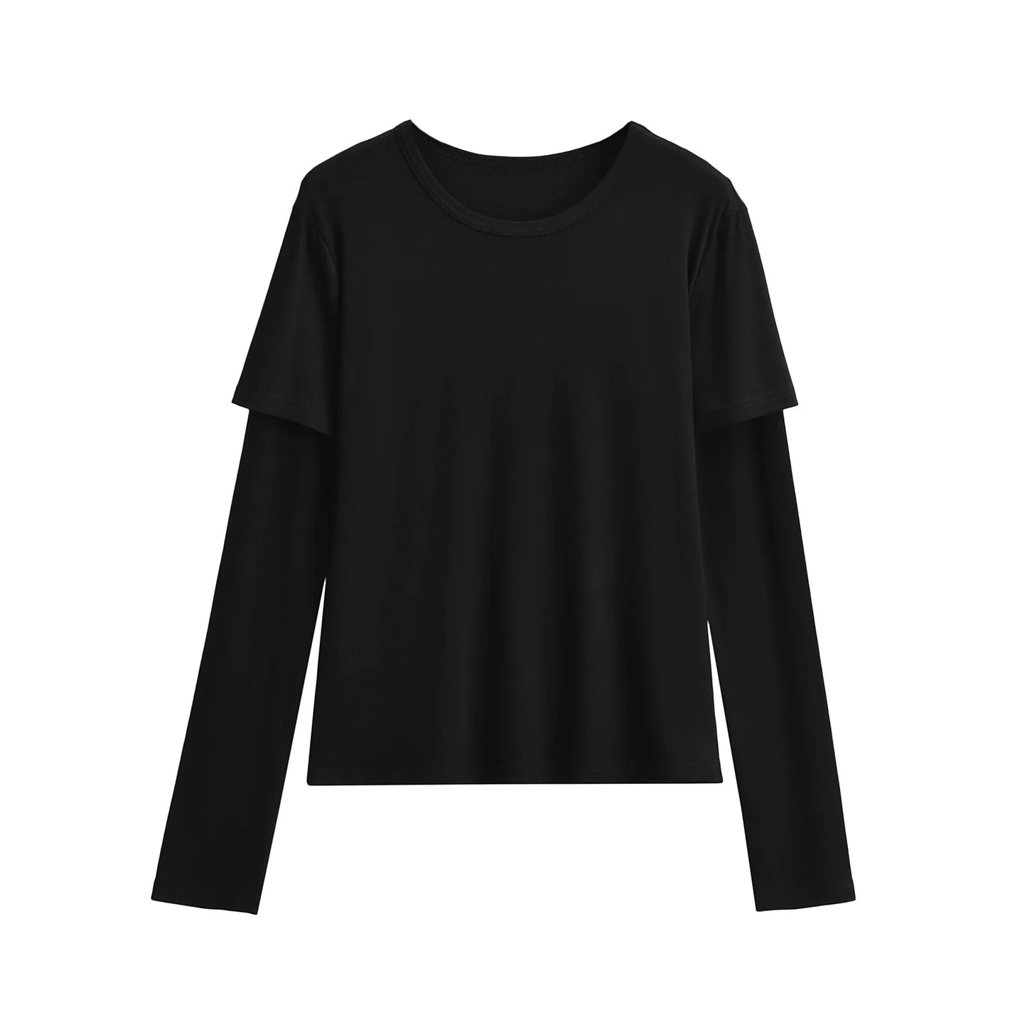 Long shirt like two layers