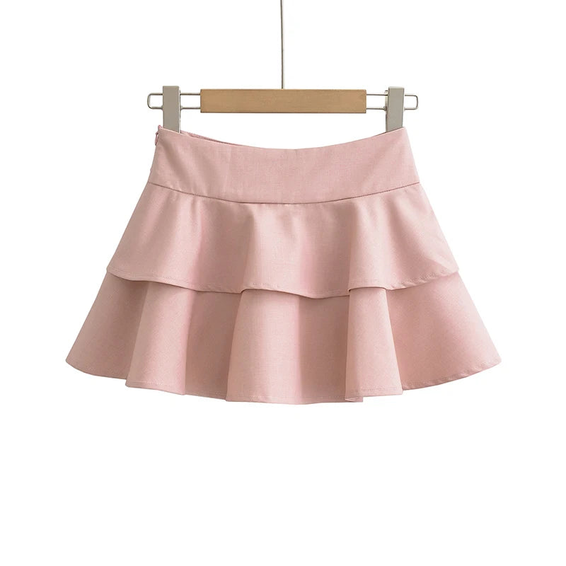 Short layered skirt