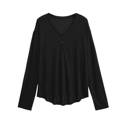 Long soft buttoned shirt