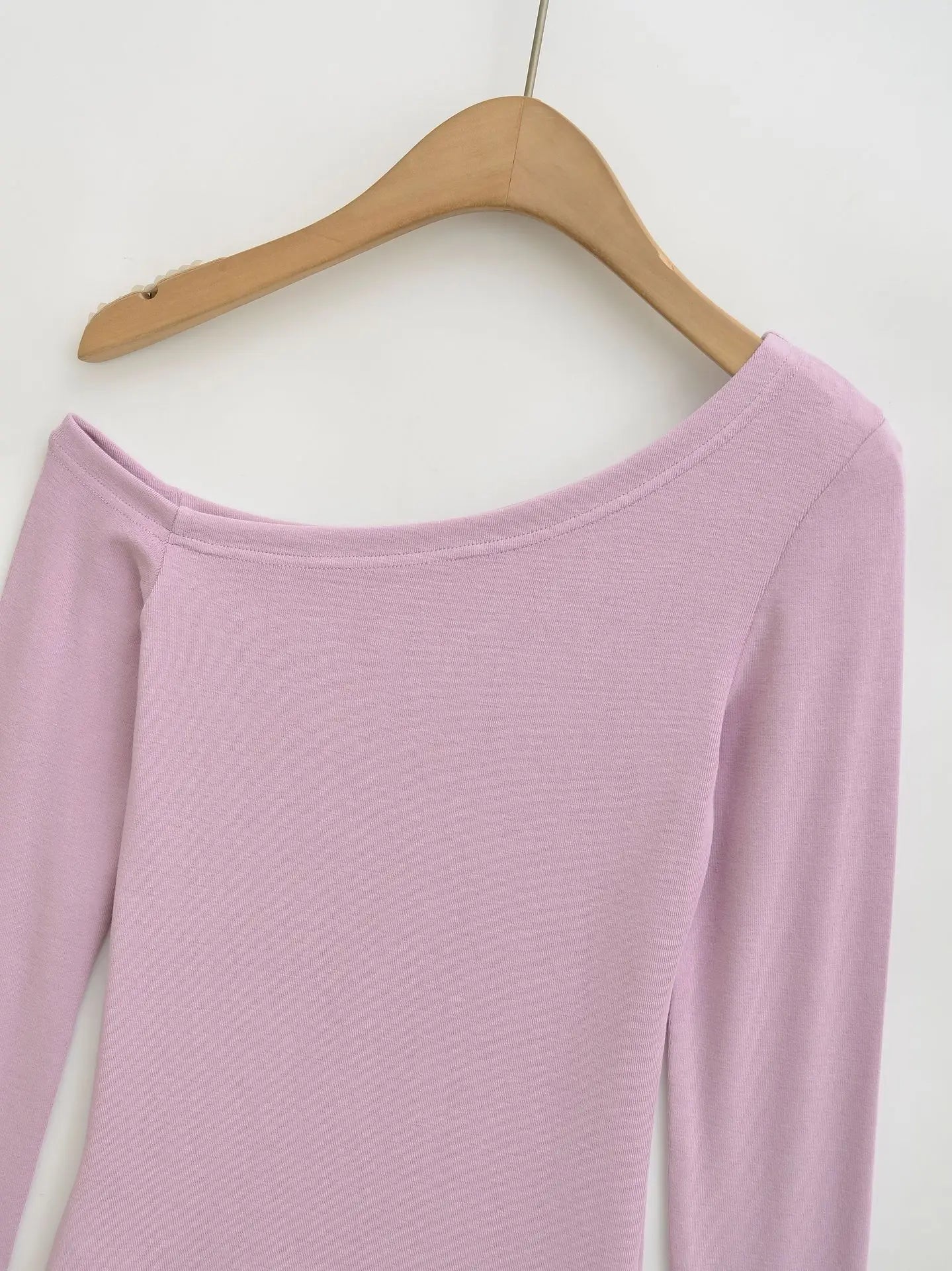 Half shoulder long shirt