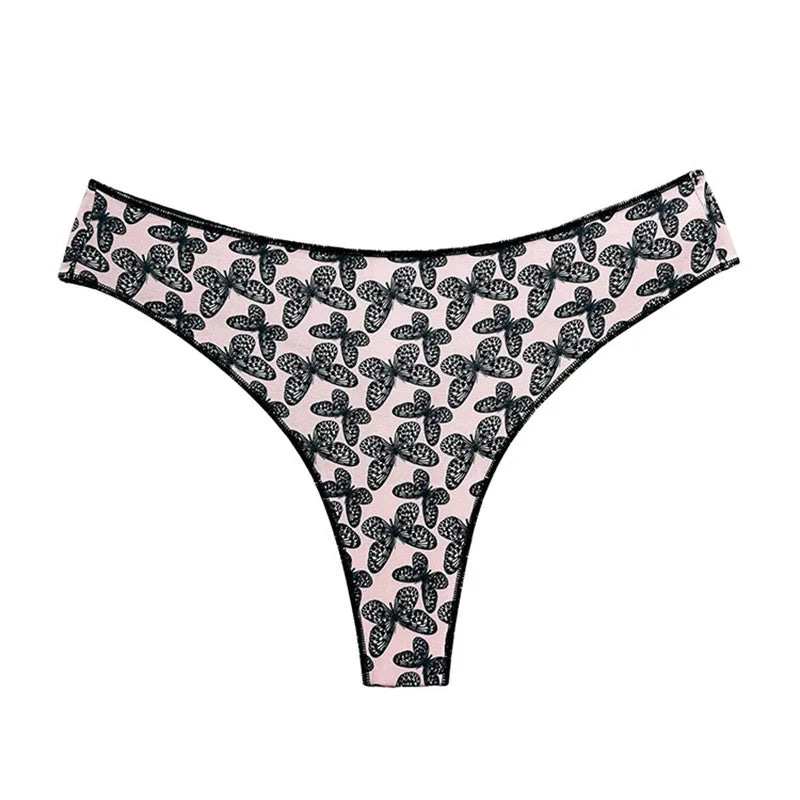 Seamless thong with a variety of illustrations
