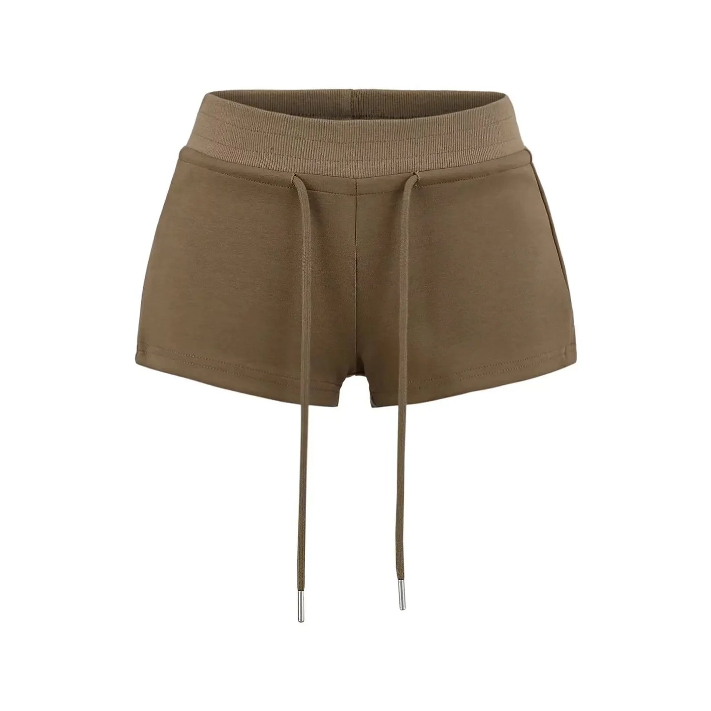 Low-rise basic cut shorts