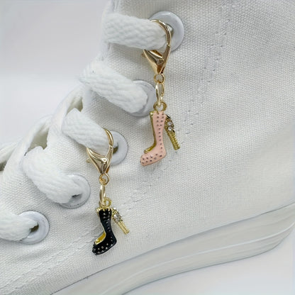 High heel pendants and shoe accessories